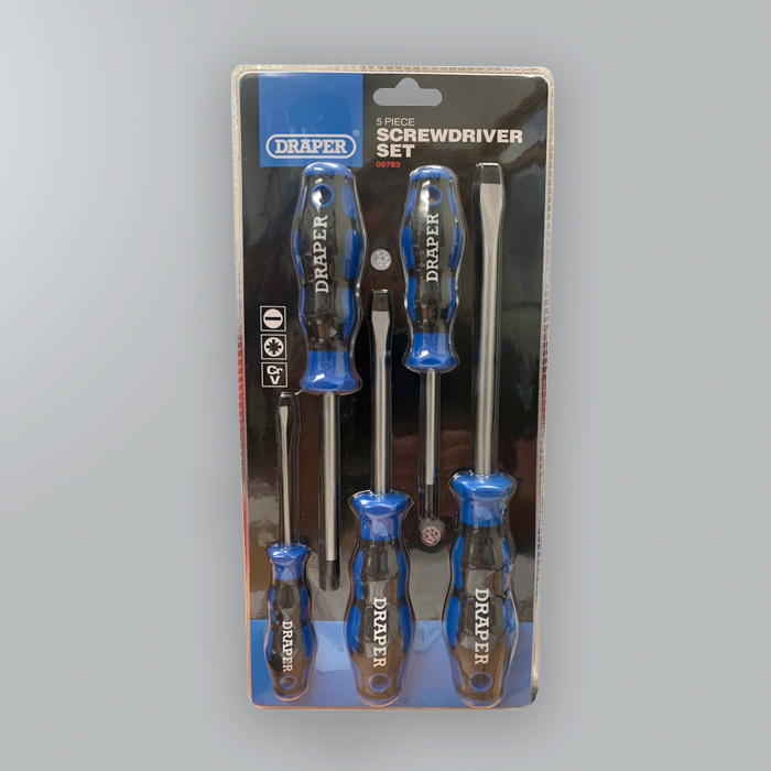 Soft Grip Screwdriver SET (5 Piece) Packaging Soft Grip Screwdriver SET (5 Piece) Packaging